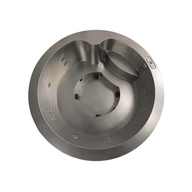 0470-Edit.jpg The luxury Round Stainless steel / Cooper Portable Spa 5-6 Persons