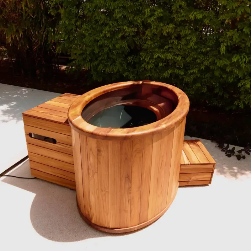 luxury wooden with 316L Oval Tubs