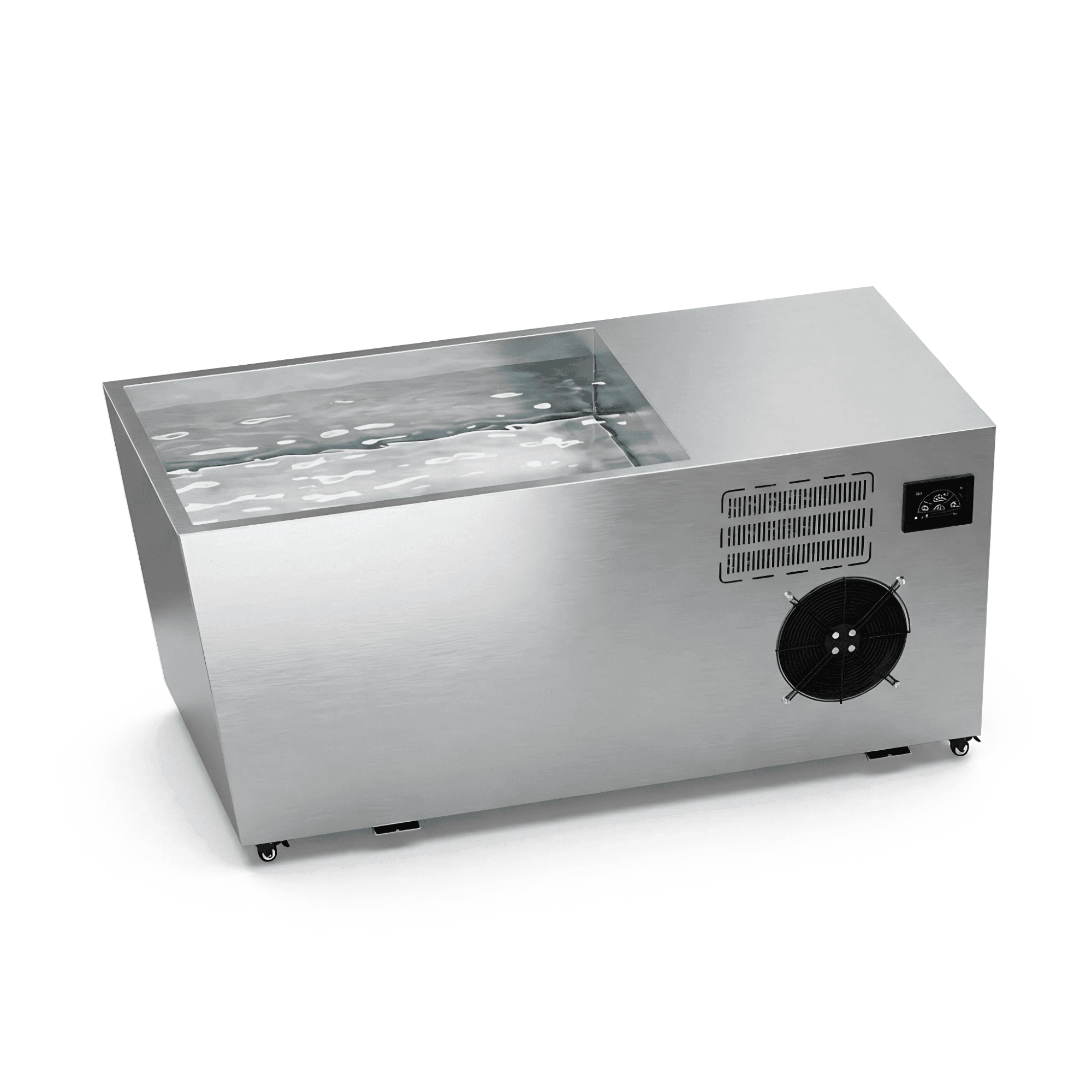 Stainless steel OEM cold plunge system for commercial wellness projects