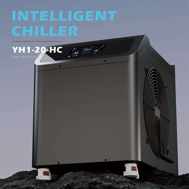 2hp 0°c smart water chiller for ice baths & recovery | zero cryo tech | ozone sterilization