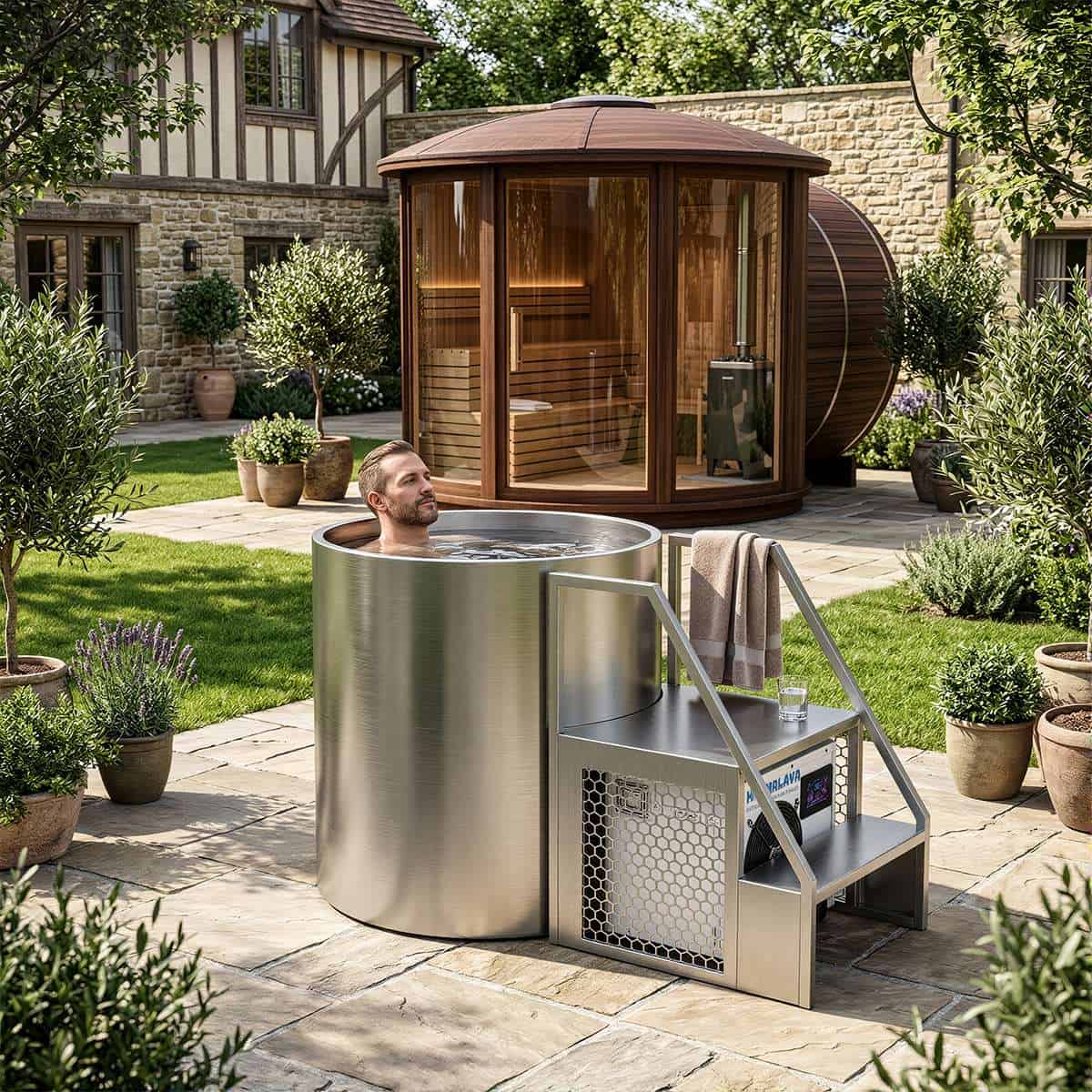 Himalaya IceTech sauna room system for UK hotels gyms garden wellness projects and recovery studios