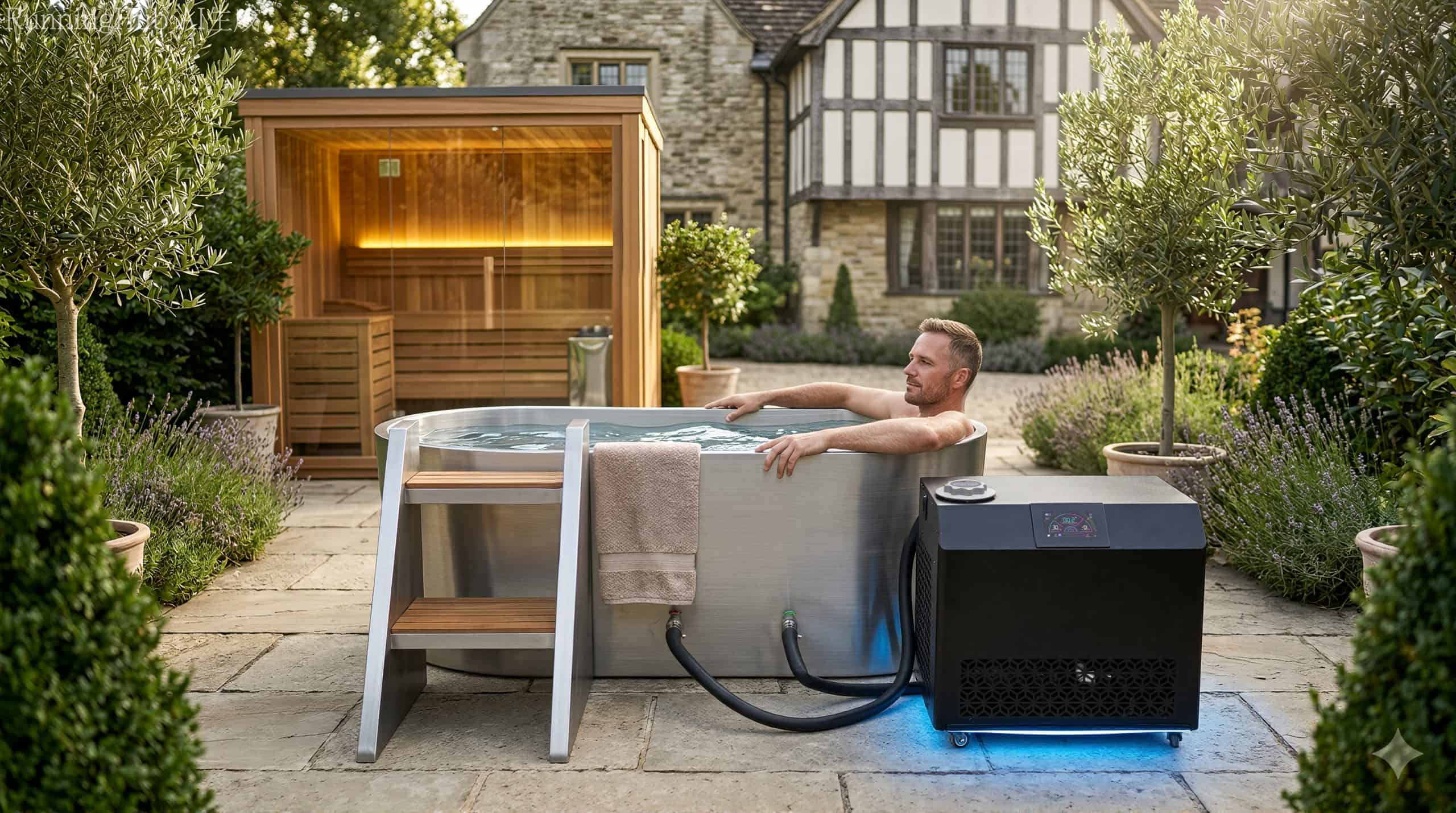 Commercial cold plunge tub system for OEM brands, hotels, gyms and wellness projects
