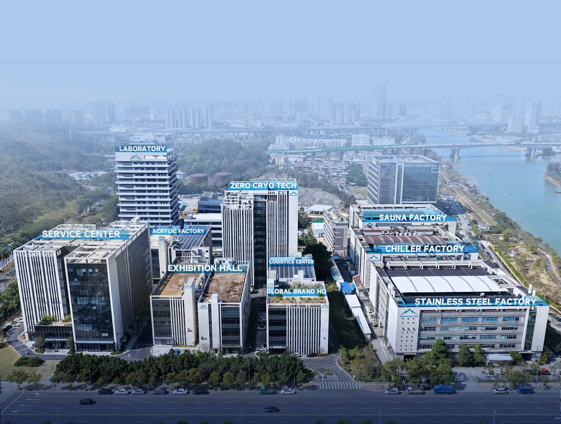 Himalaya IceTech ISO9001 factory for chillers cold plunge tubs and sauna manufacturing
