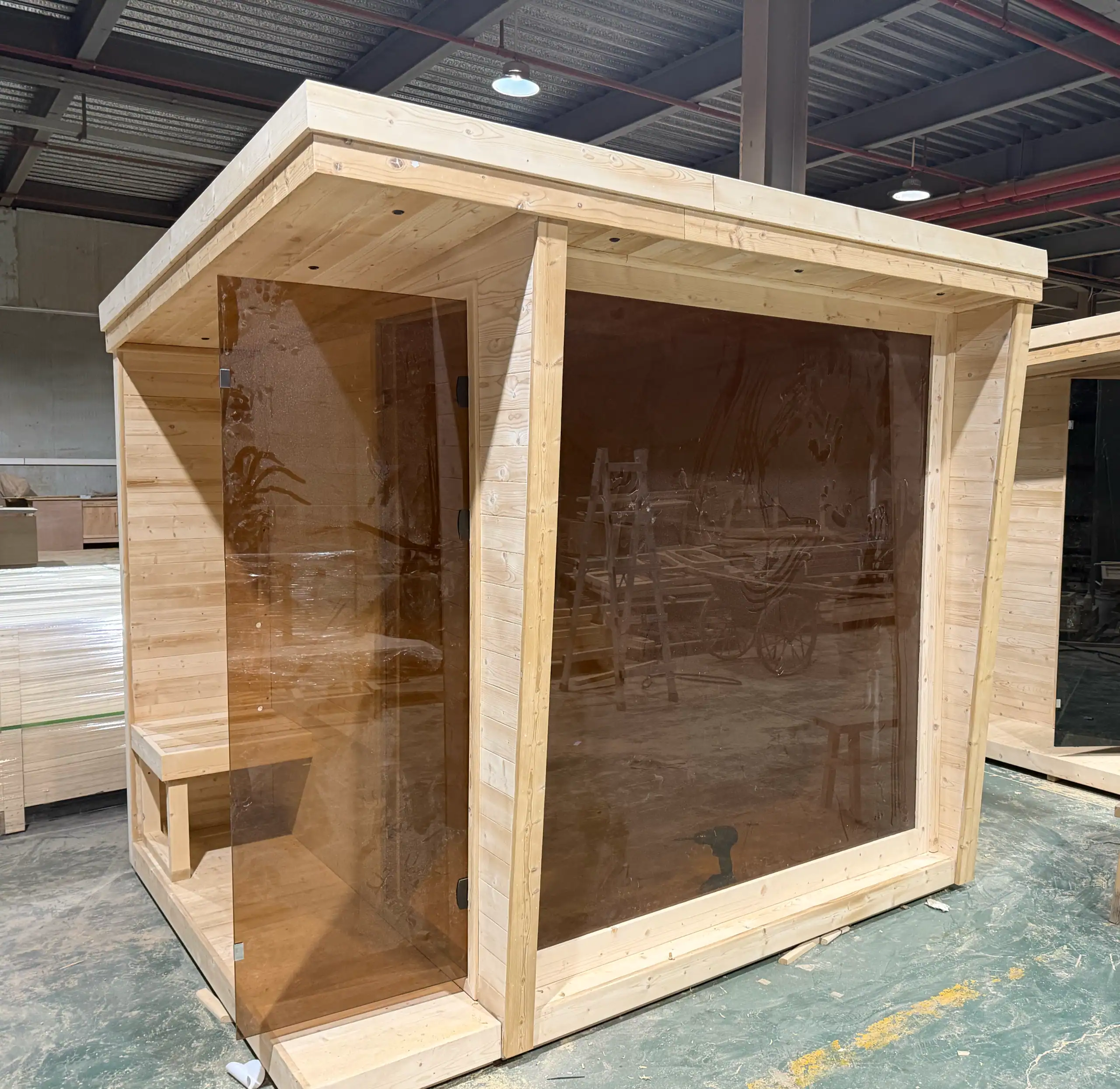 Sauna and cold plunge contrast therapy project for OEM wellness brands